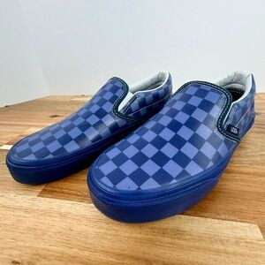 Vans Classic‎ Slip-On Translucent Rubber Reflecting Pond Checkerboard Womens 5